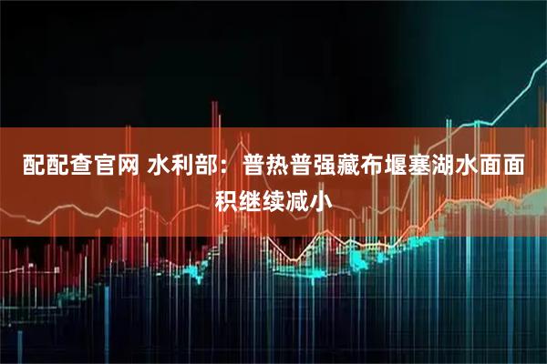 配配查官网 水利部：普热普强藏布堰塞湖水面面积继续减小